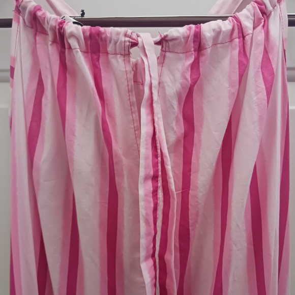 Chic Pink and White Striped Maxi Dress - Picture 11 of 11